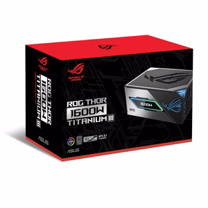 ASUS ROG -THOR-1600T3-GAMING maitinimo blokas 1600 W 20+4 pin ATX ATX Pilka