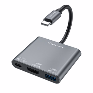 USB-C šakotuvas Wozinsky (WHCH-01) (USB, HDMI, USB-C)