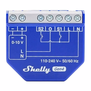 SHELLY Dimmer 0/1-10V PM Gen4 šviesos reguliatorius