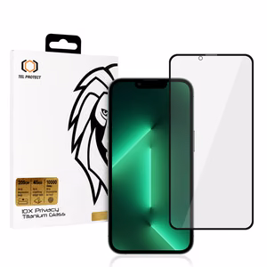 Privatumo apsauginis stiklas Tel Protect 10X Privacy Titanium skirtas Iphone 13/13 Pro/16e