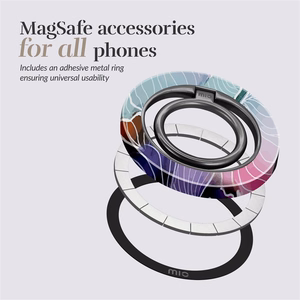 MIO Flowers Magsafe dėklas su žiedine laikiklio funkcija