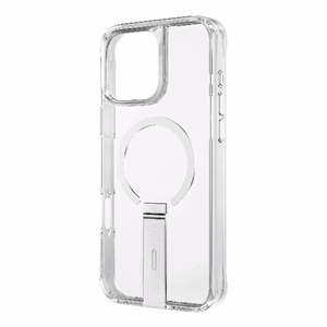 Uniq Eleva dėklas su Vertica stovu iPhone 16 Pro telefonui - permatomas