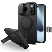 Tech-Protect Kevlar Aura Magnetinis dėklas telefonui iPhone 17 Pro Max - juodas