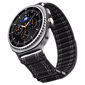 SPIGEN WBF1 dirželis SAMSUNG GALAXY WATCH 8 / CLASSIC (40 / 44 / 46 MM) juodas