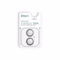 Etteri camera lens protector for iPhone 17 baltas