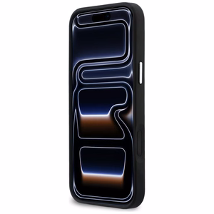 Karl Lagerfeld IML Glitter KL Diamond Logo Dėklas for iPhone 17 Pro Max - juodas