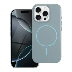 Blizgus magnetinis dėklas telefonui, suderinamas su MagSafe, skirtas IPHONE 17, mėtų spalvos