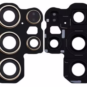 Samsung S928 S24 Ultra kameros stikliukas su rėmeliu Black ORG