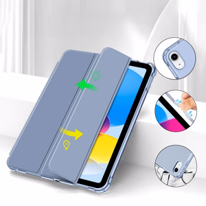 Tech-Protect SC Pen hibridinis dėklas iPad 10 / 2022 - mėlynas - permatomas