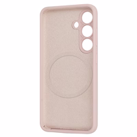 MagColor Pure dėklas telefonui Samsung Galaxy S25 Edge pudros rožinė