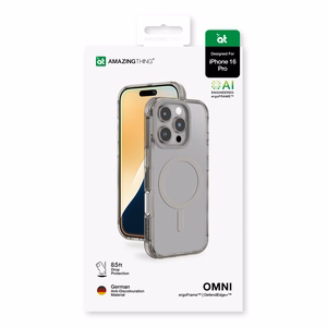 AmazingThing Omni Mag dėklas iPhone 16 Pro - pilkas