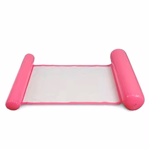 Inflatable floating row red
