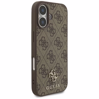 GUESS dėklas telefonui IPHONE 17, suderinamas su MagSafe GUHMP17SP4SM4MW (PU 4G Small 4G ir Classic), rudas