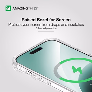 Amazing Thing Titan Edge Mag dėklas 15FT IP156.7TEMCL Iphone 15 Plus skaidrus