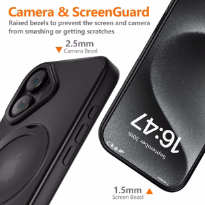 Tech-Protect MagRing Magnetinis dėklas telefonui iPhone 16 - permatomas