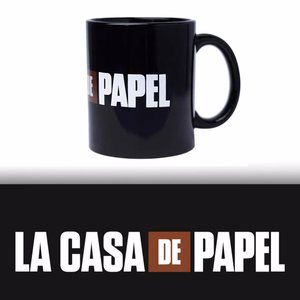 La Casa De Papel Logo keraminis puodelis dovanų dėžutėje, 330 ml