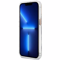 Guess GUHMP13XHTRMD iPhone 13 Pro Max 6.7 "auksinis / auksinis kietas dėklas Metalinis kontūras Magnetinis