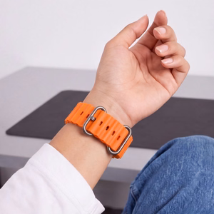 TECH-PROTECT ICONBAND PRO APPLE WATCH 4 / 5 / 6 / 7 / 8 / 9 / SE / ULTRA 1 / 2 (42 / 44 / 45 / 49 MM) ORANŽINIS
