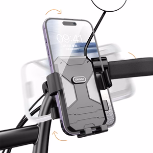 Dviračio / motociklo telefono laikiklis Dudao F7C – juodas