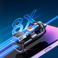 Automobilinis Įkroviklis Joyroom "JR-CCN04" Juodas 60W (1xPD / 1xQC3.0)