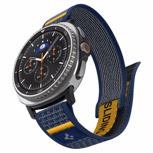 SPIGEN ATHLEX AIR dirželis SAMSUNG GALAXY WATCH 8 / CLASSIC (40 / 44 / 46 MM) ACTIVE tamsiai mėlynas