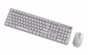 KEYBOARD +MOUSE WRL CYRILLIC/WHT KBS-WMS-01-W-CYRL GEMBIRD