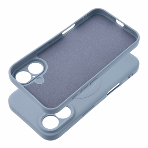 SILICONE MAG COVER magnetinis silikoninis dėklas telefonui, suderinamas su MagSafe, skirtas SAMSUNG S25, šviesiai mėlynas