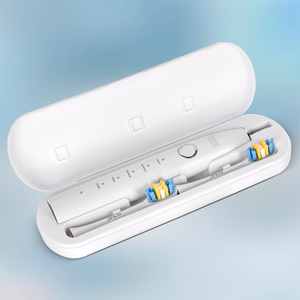 TEESA SONIC 2 garsinis dantų šepetėlis, juodas, 5 režimai, kelioninis dėklas, USB-C