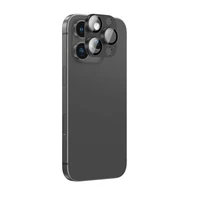 AmazingThing aviacijos klasės lydinio grūdintas stiklas objektyvui iPhone 16 Pro / 16 Pro Max - juodas