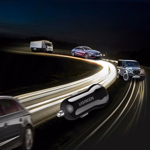 Ugreen automobilinis įkroviklis 2x USB 24W 4.8A (2x 2.4A) juodas (50875)