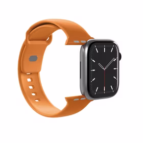 Puro Icon silikoninis dirželis Apple Watch 44 / 45 / 46 / 49 mm – oranžinis