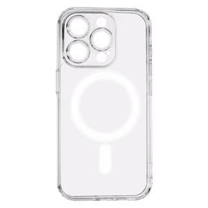 Anti Shock 1,5 mm Mag dėklas iPhone 15 Pro 6,1" transparent camera protection, skaidrus