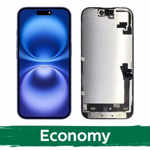 LCD ekranas iPhone 16 juodas (INCELL / Economy) Removable IC