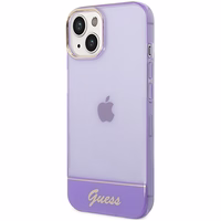 Guess GUHCP14MHGCOU iPhone 14 Plus 6.7 "violetinis/violetinis kietas dėklas Translucent