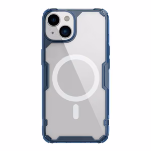 Nillkin Nature Pro Magnetic Case iPhone 14 Plus магнитный чехол MagSafe синий