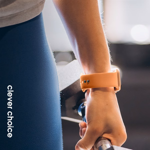 Crong Liquid Apple Watch dirželis, 38/40/41/42 mm, oranžinis