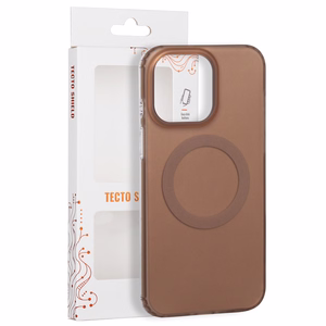 Tecto Shield Mistiq Mag dėklas, skirtas iPhone 15 Pro Max 6,7", rudas