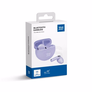 Belaidė laisvų rankų įranga Blue Star (TX3) TWS violetinė