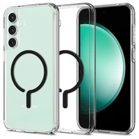 Spigen Ultra Hybrid OneTap Ring magnetinis dėklas telefonui su MagSafe Samsung Galaxy S23 FE - skaidrus juodas