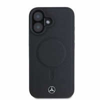 Mercedes lygios odos magnetinis iPhone 16 Plus dėklas - juodas