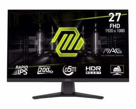 Monitorius MSI MAG 272F 27" žaidimų IPS 1920x1080 200Hz 0.5ms juodas