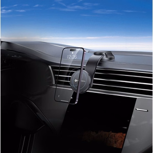 FORCELL F-GRIP MagFlex magnetinis automobilinis laikiklis priekinio stiklo ir prietaisų skydelio, suderinamas su MagSafe, juodas