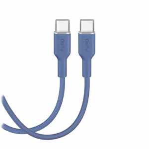 Puro ICON USB-C - USB-C laidas 1.5m - mėlynas