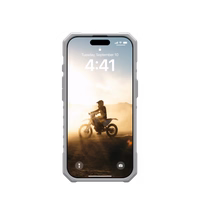 UAG Pathfinder skaidrus Magnetinis dėklas iPhone 16 Pro suderinamas su Magnetine funkcija - žalias