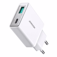 Įkroviklis Joyroom Super Slim (TCF14) (1xUSB-C;1xUSB 3A 20W) baltas