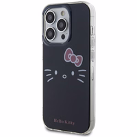 Hello Kitty IML Kitty Face dėklas telefonui iPhone 15 Pro - juoda