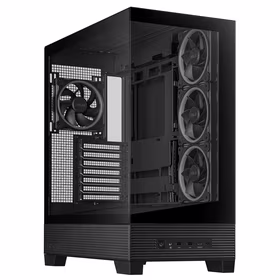 ASUS A31 Plus TG ARGB BLACK „Midi Tower“ Juoda