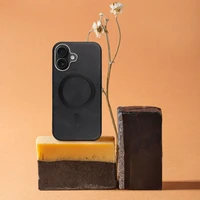 GENTLEMAN MAG COVER Dėklas telefonui su magnetiniu MagSafe IPHONE 16e (SE 4 2025) juodas