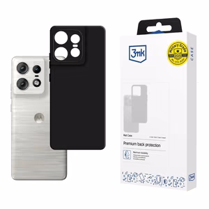 3mk matinis dėklas telefonui Motorola Edge 50 Pro - juodas