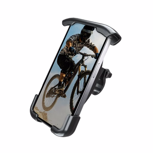 Crong Bikeclip Enduro dviračio telefono laikiklis, juodas